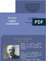 Unidad 2 Emile Durkheim