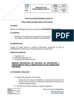 Protocolos Bioseguridad AREA DE ESTUDIOS