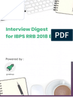 INTERVIEW DIGEST For IBPS RRB 2018 (Officer Scale-I, II, III) by Gradeup (WWW - AIMBANKER.com)