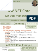 Core - Get Data From Database