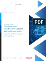 WP - Enterprise Cloud Comunications - Private Cloud - F&S - Avaya - 2021