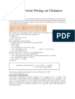 Effect of Power Swing On Distance Protection