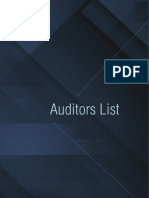 DAFZA Auditors List
