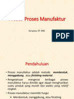 Proses-Proses Manufaktur