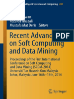 Recent Advances On Soft Computing and Data Mining: Tutut Herawan Rozaida Ghazali Mustafa Mat Deris Editors