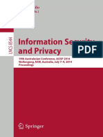Information Security and Privacy: Willy Susilo Yi Mu