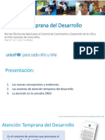 Atención temprana del desarrollo en el control CRED