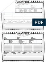 Vampire 5thedition Classic NPCSheet Simplified Interactive