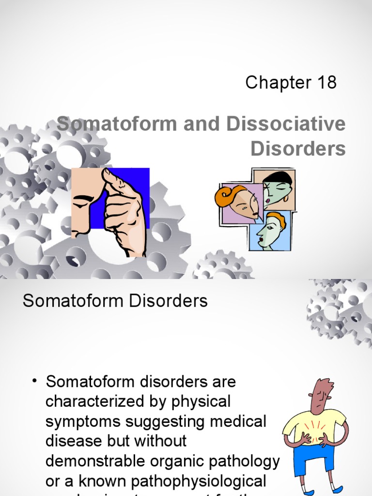 Somatoform and Dissociative Disorders | PDF | Dissociation (Psychology ...