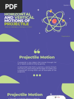 Horizontal and Vertical Motions of Projectile