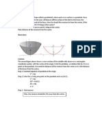 Parabola Sample Problem