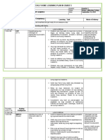 Weekly Home Learning Plan in Grade 5 Q1 W1