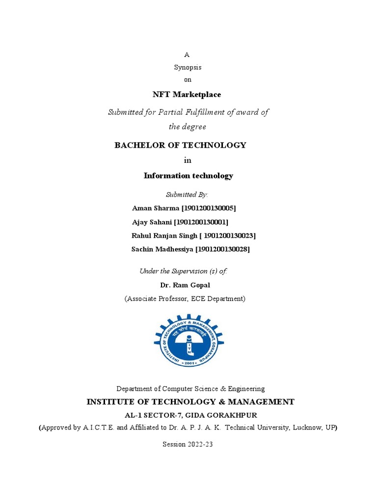 NFT Marketplace Architecture Overview | PDF | Cryptocurrency | Computing