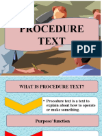 How to Write a Simple Procedure Text