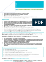 QE Assessor Eligibility APPROVED 2016 10 05 REVISED FINAL