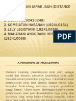 Pembelajaran Jarak Jauh (Distance Learning)