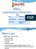 1) Business Laws Class 1 PPT 2022