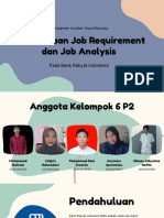 Pelaksanaan Job Requirement Dan Job Analysis_Kelompok 6