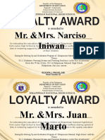 Cert Loyalty Award