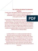 Documento Sobre La Tabla Periodica