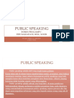 Public Speaking