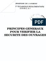 01 DTR B C 2 1 Principe Generaux Pour Verifier La Securite Des Ouvrages PDF