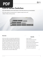 s3910 Series Switches Datasheet