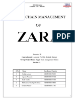 Supply Chain Management of ZARA