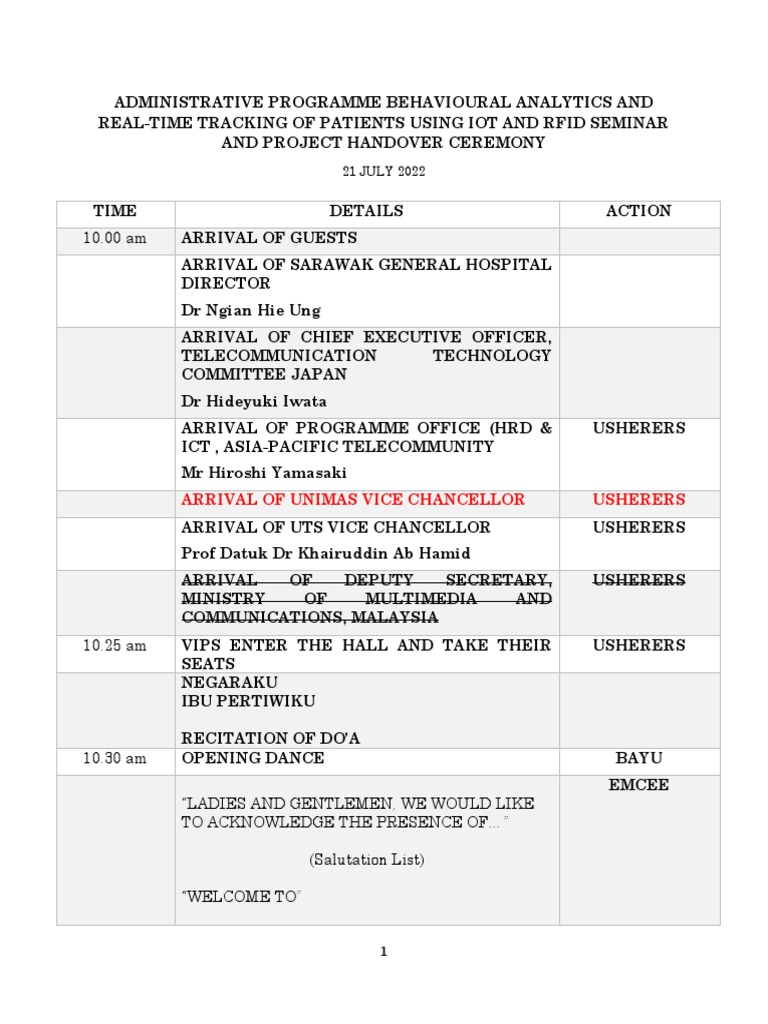 Administrative Programme | PDF | Malaysia