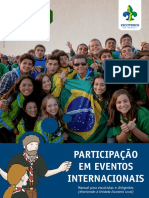 Participação em eventos internacionais