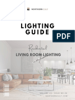 Residential living room lighting guide