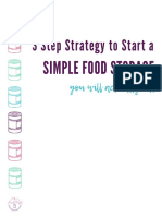 3 Step Strategy to Start a Simple Food Storage You'll Actually Eat