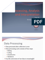 Data Processing Analysing and Interpretation Updated