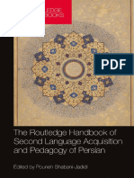 The Routledge Handbook of Second Language Acquisition and Pedagogy of Persian