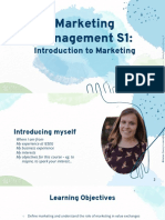 Marketing Management S1
