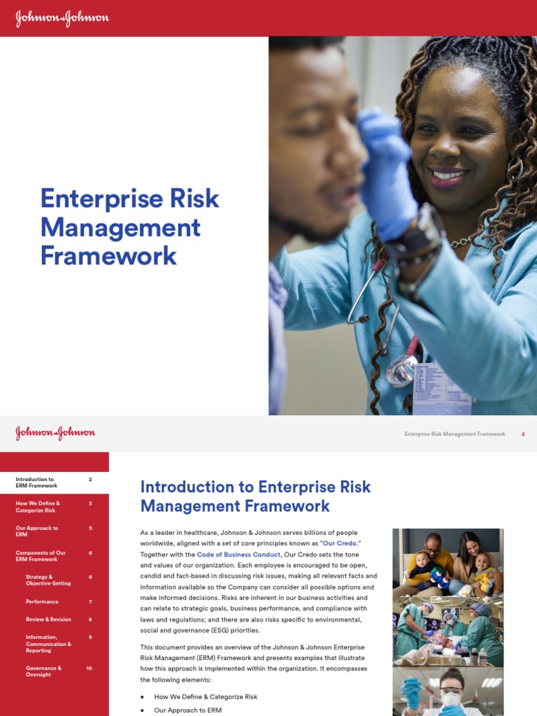 Enterprise Risk Management Framework | PDF | Enterprise Risk Management