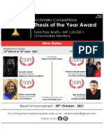 Thesis Award Archmello - Brief