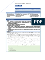 Planificación de Sesión de Aprendizaje: ¿Tiene Algún Parecido El Sistema Nervioso de Los Animales Con El de Los Humanos?