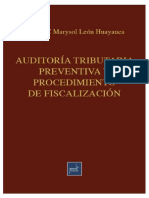 Auditoría Tributaria Preventiva y Procedimiento de Fiscalización 2019 - 771 Páginas