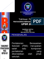 Taklimat Penataran PBS Upsr