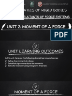 Mech 1 Module 2 Unit 2 (Moment of A Force)