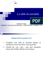 TD 3 - Construction de La Table de Mortalité Et Ses Indicateurs, 7février 2022final