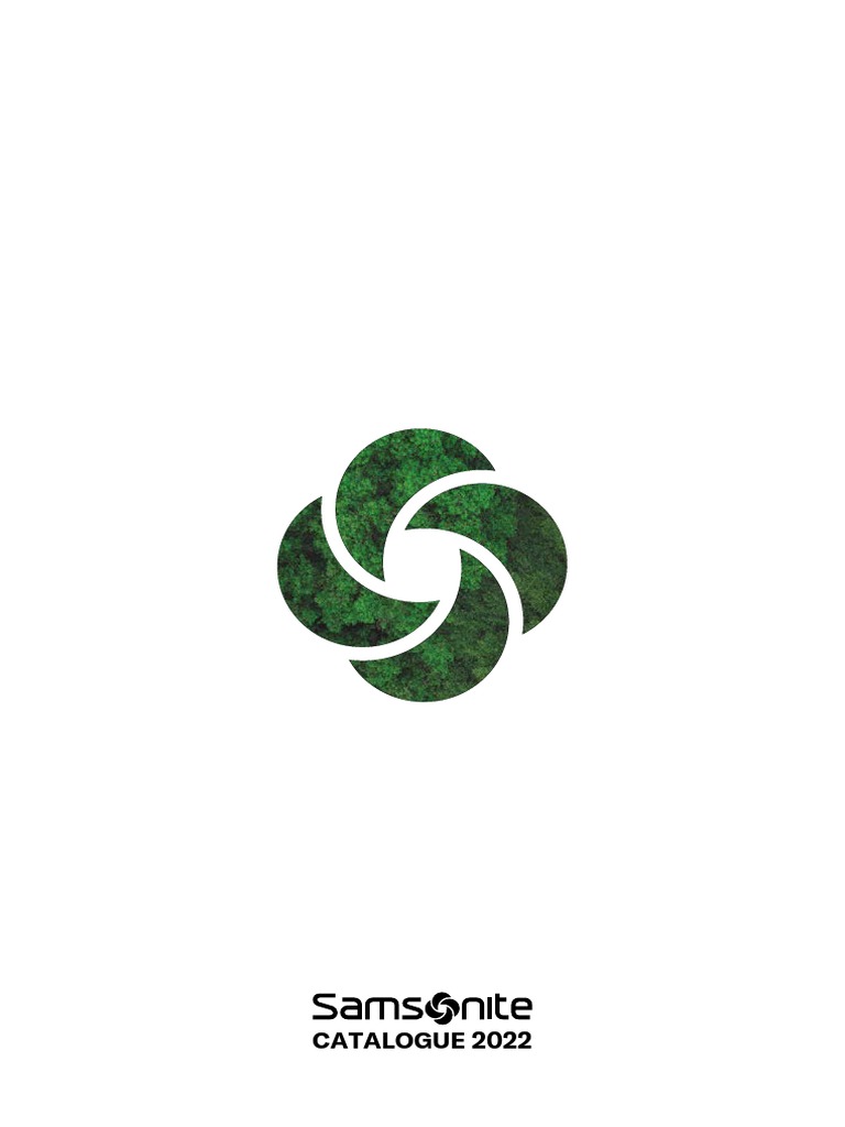 Samsonite Catalog 2022 Download Free PDF Recycling Baggage