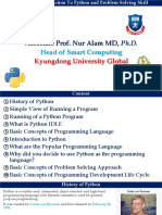 Lecture - 01 Introduction To Python