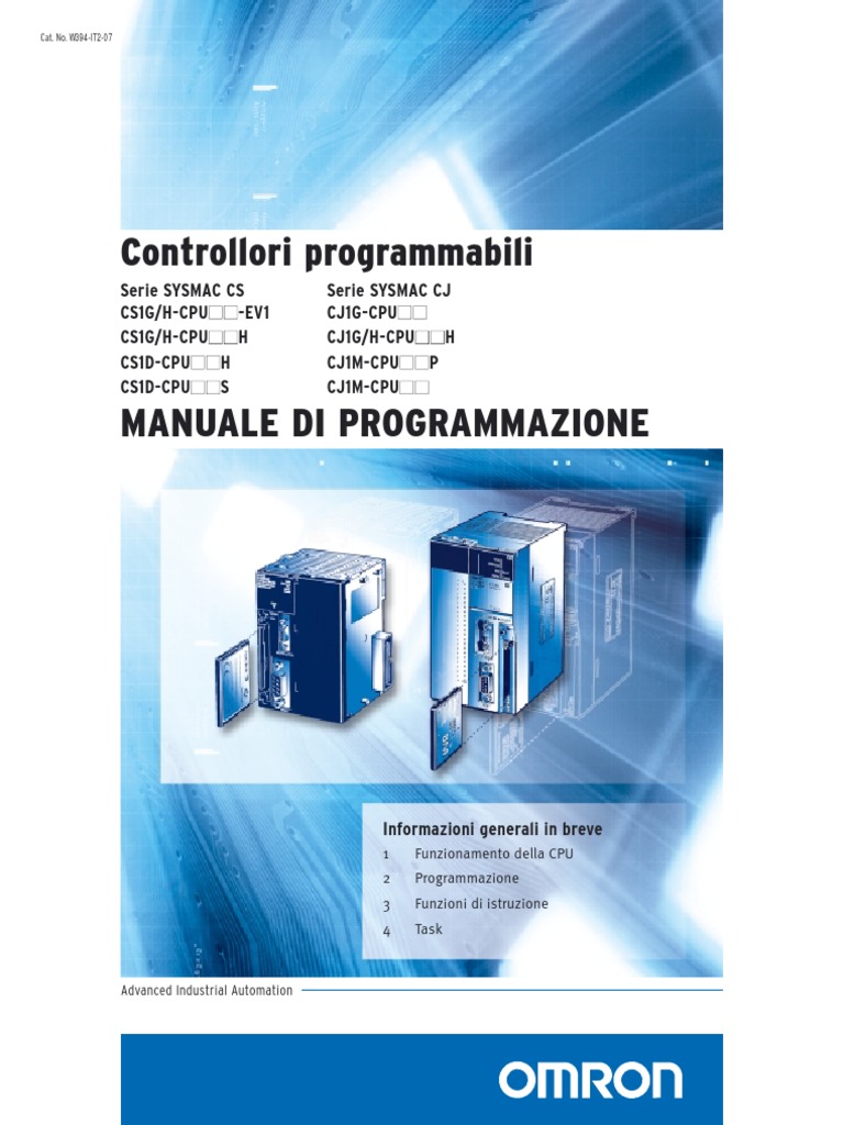 w394 Cs1 Cj1 NSJ Series Programmable Controllers Programming Manual It
