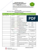 Lampiran 2. Susunan Acara Susunan Acara Bio Event (Pelantikan, Musker, Dan Dialog Mahasiswa Pendidikan Biologi)