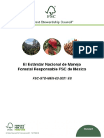 FSC-STD-MEX-02-2021 - V2-0 - ES - El - Est - Ndar - Nacional - de Manejo - Forestal - Responsable - FSC - de - Mexico