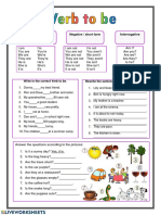 Verb to be forms quiz