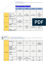 Weekly Plan Form G-10E