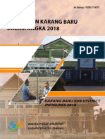 Kecamatan Karang Baru Dalam Angka 2018